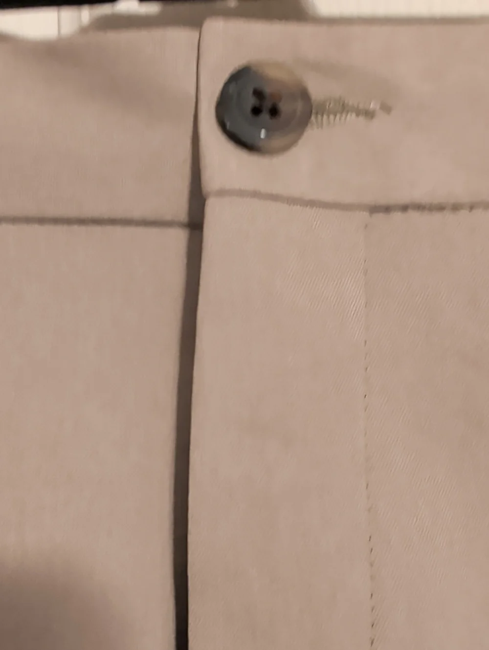 Men's Haggar Cool Right Performance Flex Pants - Khaki Beige Like New Size 40x30